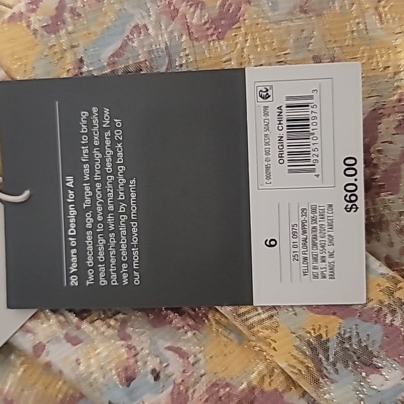 Zac Posen Target Gold Brocade Cocktail Party Dress Pockets Womens 8 NWT - Picture 14 of 14